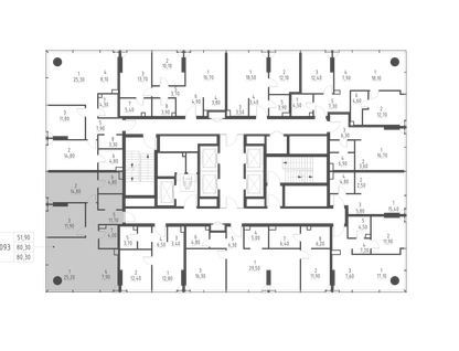 2-к. квартира, 80&nbsp;м²