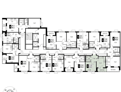 1-к. квартира, 33&nbsp;м²