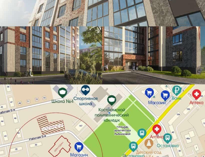 1-к. квартира, 39,8&nbsp;м²