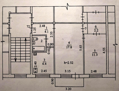 2-к. квартира, 45,3&nbsp;м²
