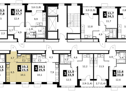 Студия, 23 м²