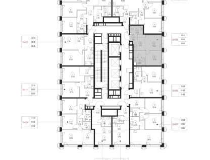 1-к. квартира, 39&nbsp;м²