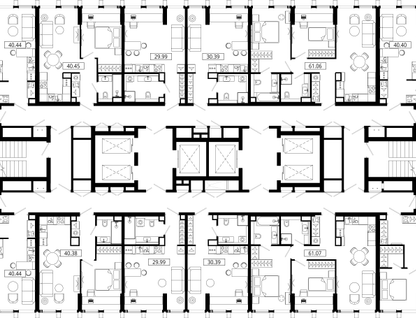 2-к. квартира, 64&nbsp;м²