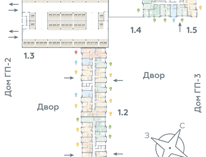 Студия, 40 м²