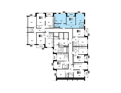 3-к. квартира, 64&nbsp;м²