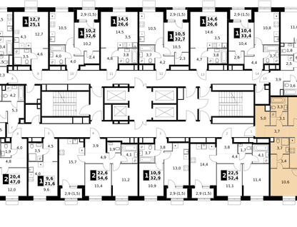 4-к. квартира, 86&nbsp;м²