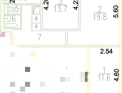 3-к. квартира, 62,9&nbsp;м²