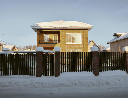 Двухэтажный коттедж, 153 м²