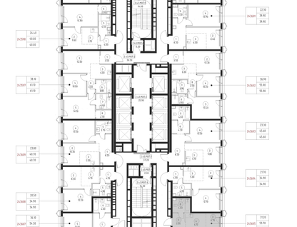 2-к. квартира, 54&nbsp;м²