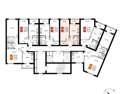 1-к. квартира, 37&nbsp;м²
