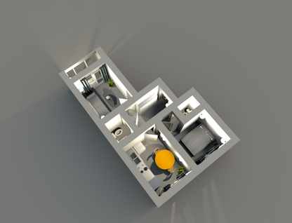 2-к. квартира, 59,6&nbsp;м²