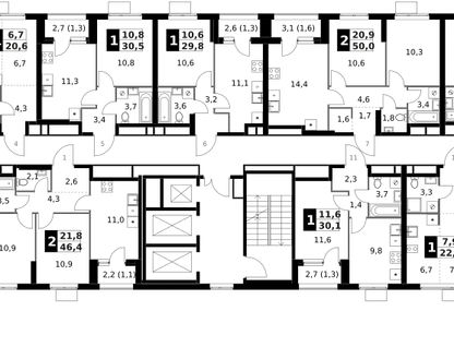 2-к. квартира, 48 м²