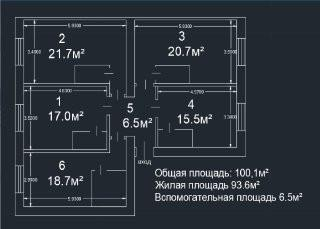 Студия, 20,7&nbsp;м²