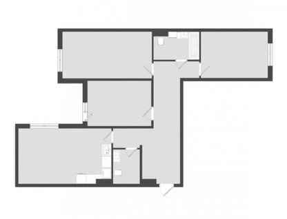 3-к. квартира, 86,3 м²
