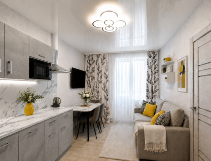 1-к. квартира, 33,5&nbsp;м²