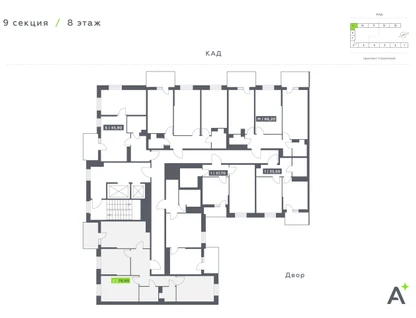 Студия, 76&nbsp;м²
