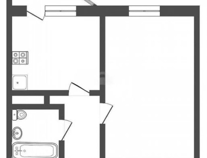 1-к. квартира, 41 м²