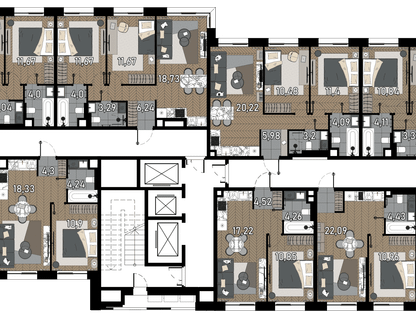 Студия, 23&nbsp;м²