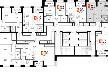 1-к. квартира, 37&nbsp;м²
