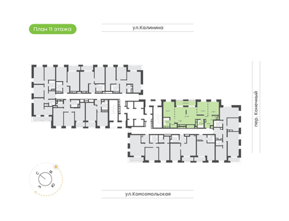 3-к. квартира, 95 м²