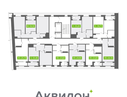 Студия, 23&nbsp;м²