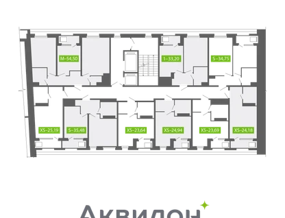 Студия, 23&nbsp;м²