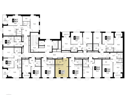 Студия, 25 м²