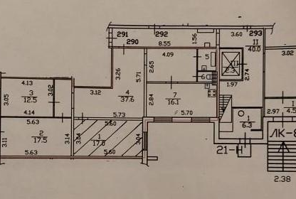 3-к. квартира, 104&nbsp;м²