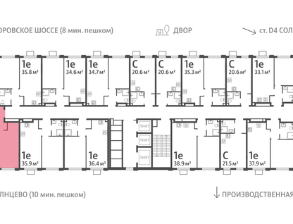 2-к. квартира, 60&nbsp;м²