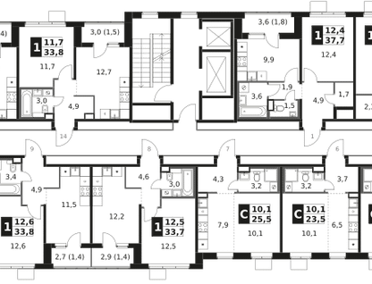 2-к. квартира, 45 м²