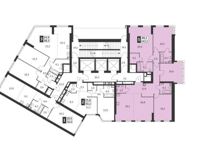 5-к. квартира, 143,2&nbsp;м²