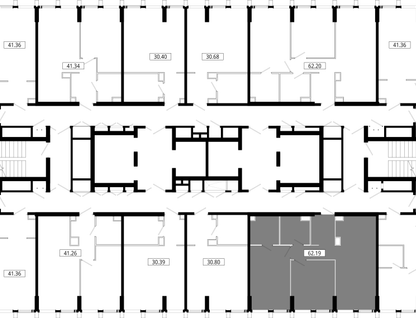 2-к. квартира, 62&nbsp;м²