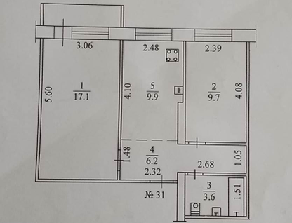 2-к. квартира, 47,4&nbsp;м²