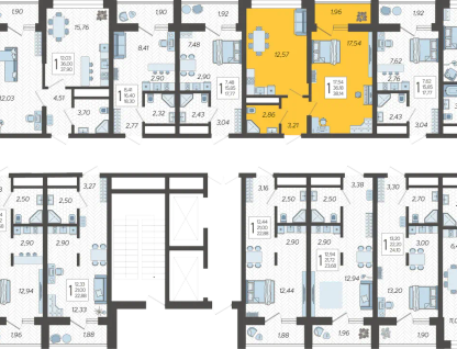 1-к. квартира, 38&nbsp;м²