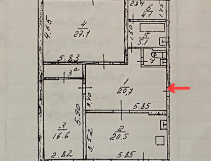 2-к. квартира, 98,7&nbsp;м²