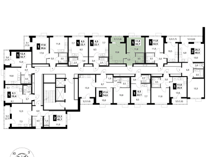 1-к. квартира, 35&nbsp;м²