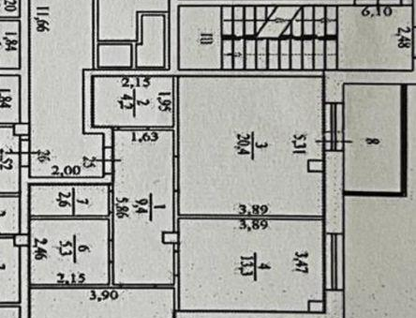 3-к. квартира, 72,1 м²