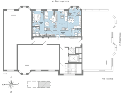3-к. квартира, 79&nbsp;м²
