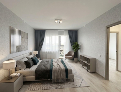 1-к. квартира, 37&nbsp;м²