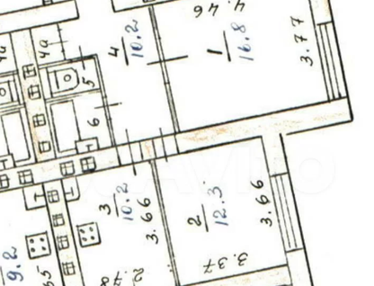 2-к. квартира, 59,5&nbsp;м²