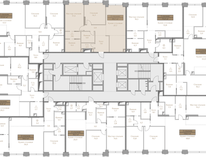2-к. квартира, 89&nbsp;м²