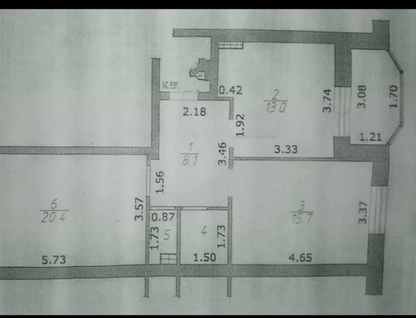 2-к. квартира, 70 м²
