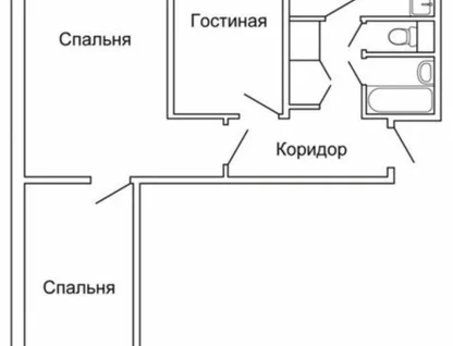 3-к. квартира, 59,8&nbsp;м²