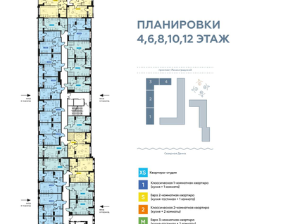1-к. квартира, 32&nbsp;м²