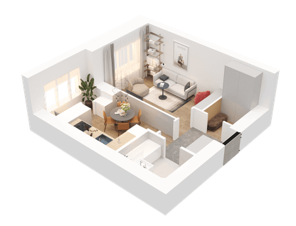 1-к. квартира, 33 м²