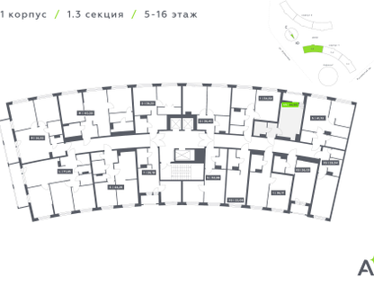 Студия, 22&nbsp;м²