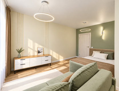 1-к. квартира, 33,8 м²