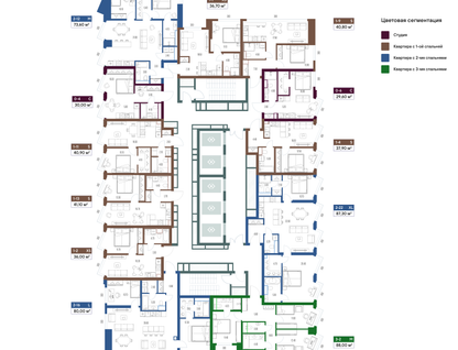 1-к. квартира, 41&nbsp;м²