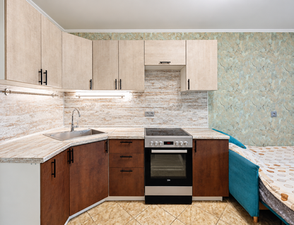 1-к. квартира, 43,6 м²