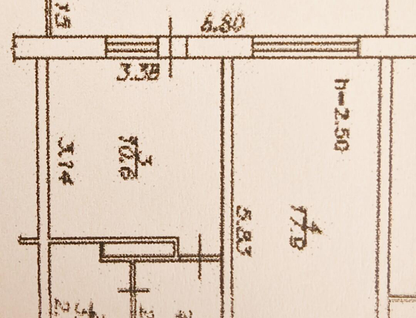 1-к. квартира, 36,5 м²
